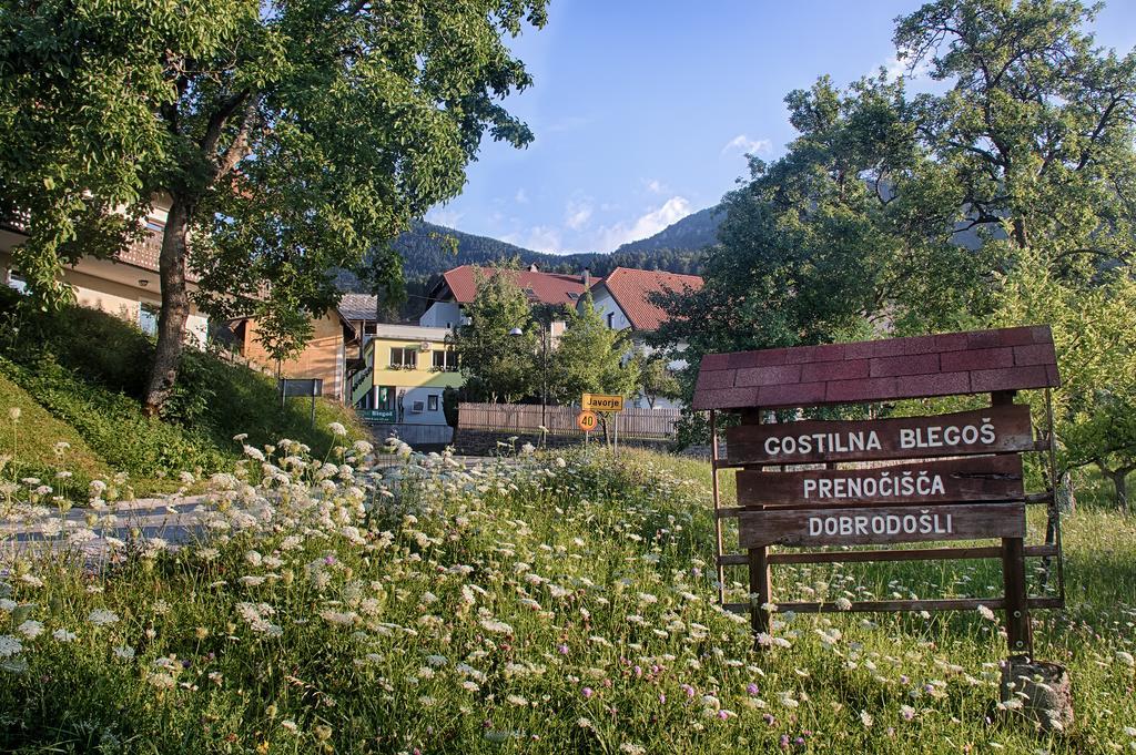 Gostilna Pension Blegos Poljane nad Škofjo Loko المظهر الخارجي الصورة
